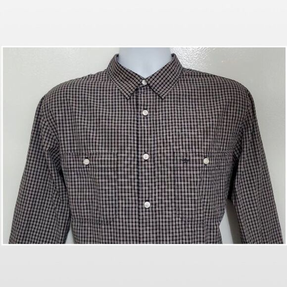 Dockers Large Men Classic Plaid Top - Picture 3 of 14